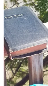 VINTAGE HOLMAN AUSSPRECHENDE HEILIGE BIBEL LEDERGEBUNDEN 1944 - Bild 1 von 24