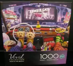 NIGHT AT THE DRIVE-IN VIVID COLLECTION 1000 TEILE BUFFALO GAMES PUZZLE 2021 - Bild 1 von 6