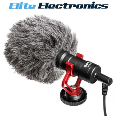 Boya BY-MM1 Cardioid Shotgun Lavalier Microphone For Camera Smartphone - Image 1 of 2