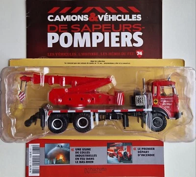 IXO 1/43 - Pompiers 74 - Saviem EPG 6x6 grue dépanneuse - Photo 1/3