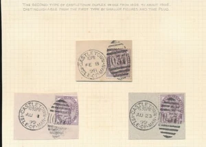 ISLE of MAN 1898 DUPLEX O37 VERY FINE on PIECE 3 DIFF.TIMES NIGHT 6.30 10 10.30 - Picture 1 of 1