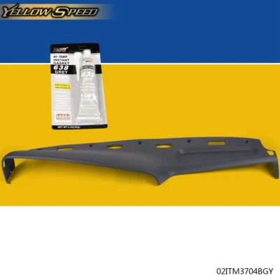 Cubierta de tapa de almohadilla de tablero moldeada gris apta para Dodge Ram 1500 2500 3500 1994-1997 Foto 1 de 4