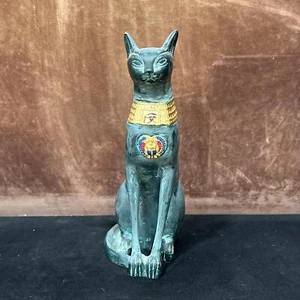 Unique heavy stone The Lord of cats Statue, Ancient Egyptian Goddess Bastet nat - Picture 1 of 8