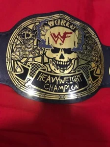 Smoking Skull Stone Cold World Heavyweight Championship Title Replica Belt 2mm - Bild 1 von 12
