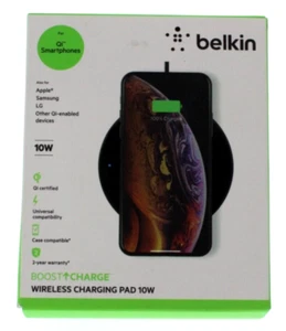 Belkin Boost Charge 10 Watt Wireless Qi Charging Pad New - Picture 1 of 2