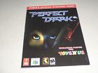 PRIMA'S PERFECT DARK OFFICIAL STRATEGY GUIDE W TOYSRUS POSTER NINTENDO 64