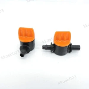 4/7mm 6mm Hose Water Garden Watering Drip pipe Irrigation connector 1/4" valve - Picture 1 of 5