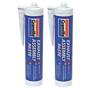 2 x Exhaust Assembly Paste Repair Putty Sealant Jointing Gun Cartridge Tube 500g
