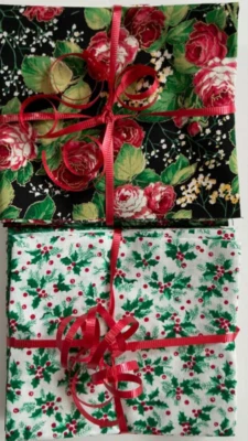 fat eighth bundle of assorted Christmas Prints for quilting , 22 pcs. - Image 1 of 4
