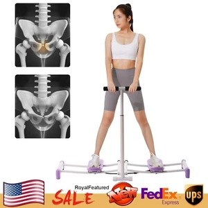 Pelvic Floor Muscle Fitness Thigh Exerciser Hip Trainer w/ Adjustable Rods 100kg - Picture 1 of 24