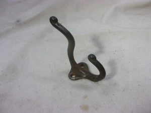 Antique Vtg Robe Towel Hook Holder Cast Iron Deco Bathroom Victorian Bath Hat  - Picture 1 of 6