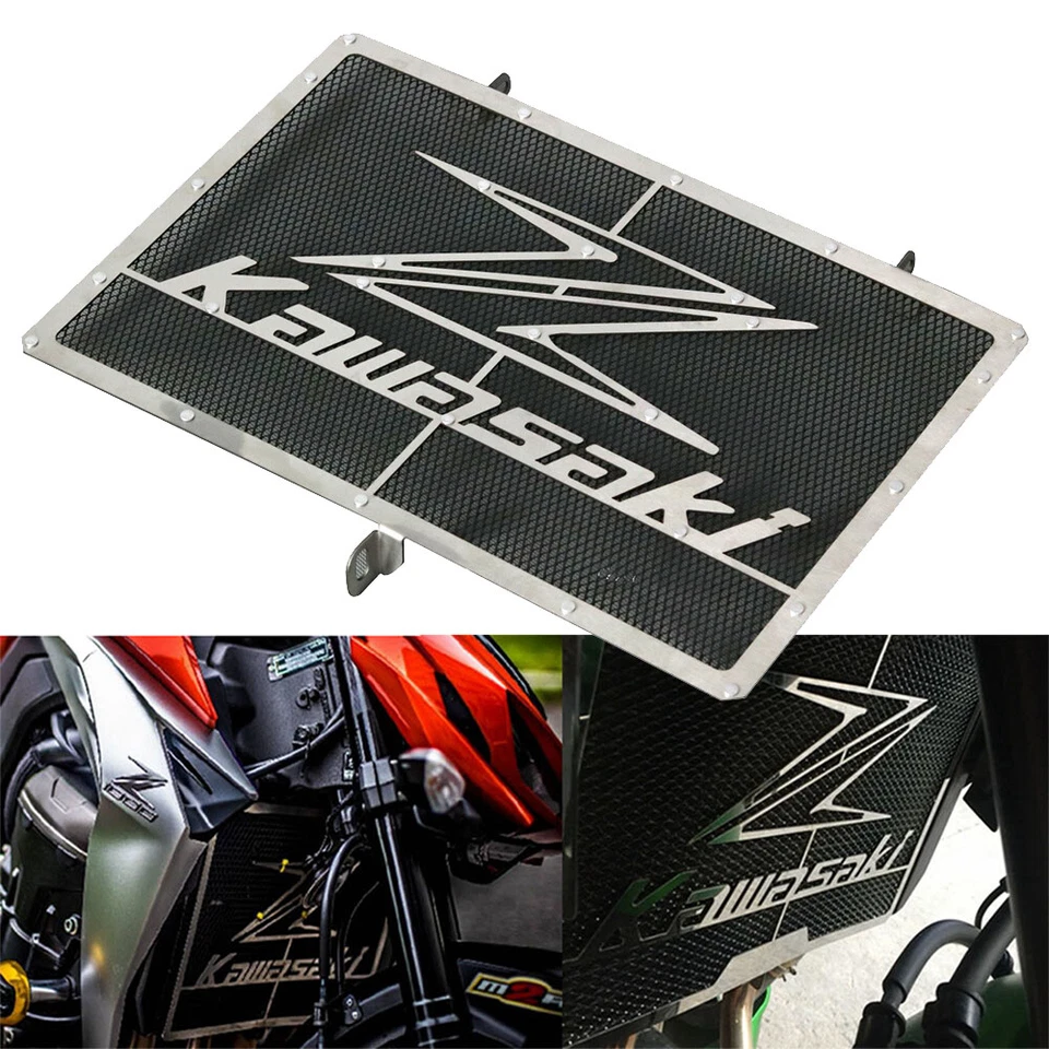 Aluminum Radiator Grill Guard Cover Protector For Kawasaki Z750/800 Z800 Z1000 - Image 1 of 4