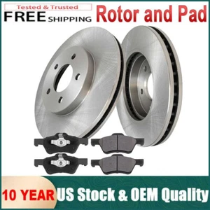 Rotores de freno delanteros y pastillas de freno 4x4 para Ford Escape 2005 2006 2007 2008-2010 - Imagen 1 de 10