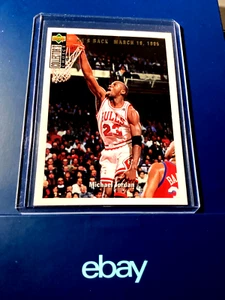 Michael Jordan Basketball Card 1995 Upper Deck He’s Back Chicago Bulls Rare #240 - Picture 1 of 4