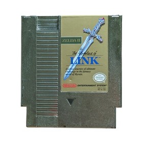 Zelda 2 The Adventure Of Link Nintendo NES Gold Authentic Cartridge Tested Case