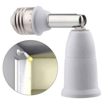 E27 Light Socket Extender 3.9 " Extension adjustable vertical 90° Horizontal - Image 1 of 4