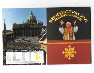 JUEGO SONDA CIUDAD DEL VATICANO 1 CÉNTIMO-2 EUROS 2005 Benedicto XVI 8 MONEDAS SIN CIRCULAR En Carpeta. B8 Foto 1 de 3