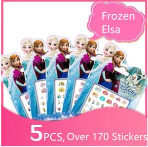 5 Elsa Frozen Princess Geschenkset Kinder Mädchen Nagelaufkleber Kunst Aufkleber Party Füller - Bild 1 von 14