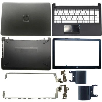 New LCD Back Cover/Bezel/Palmrest/Bottom/Hinges/Cover for HP 15-BS 15-BW Black  - Image 1 of 4