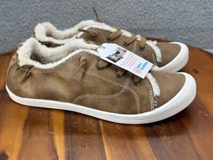 Skechers Women's Bobs Beach Bingo 2 Slip-On Sz 11 Sneakers Shoes Faux Fur Lined - Picture 1 of 12