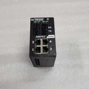 N-TRON 306FX2-N-ST INDUSTRIAL ETHERNET SWITCH 10-30V - Picture 1 of 9