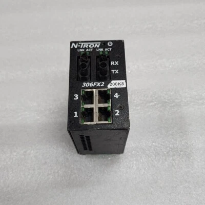 N-TRON 306FX2-N-ST INDUSTRIAL ETHERNET SWITCH 10-30V - Image 1 of 4