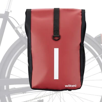 Wiltec Gepäckträgertasche rot 16l Fahrradtasche Gepäckträger Gepäcktasche