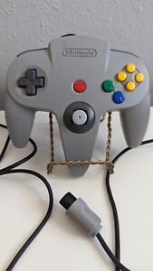 Original Authentic Nintendo 64 Controller - Gray N64 - Excellent Condition