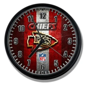 Kansas City Chiefs football Clock New - Picture 1 of 3