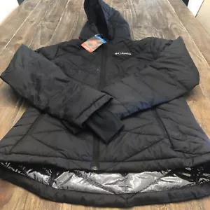 Columbia 1738151 - Women's Heavenly Hooded Jacket - Black 010 (Damaged) Size M - Picture 1 of 7