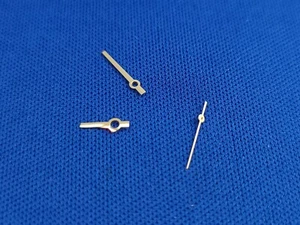 CAL.2235 YELLOW GOLD HANDS FOR ROLEX 179173(8) LADIES DATEJUST WATCHES - Foto 1 di 1