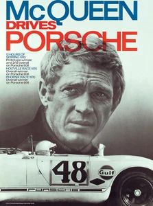STAMPA POSTER VINTAGE PORSCHE MOTOR RACING A2 - Foto 1 di 2