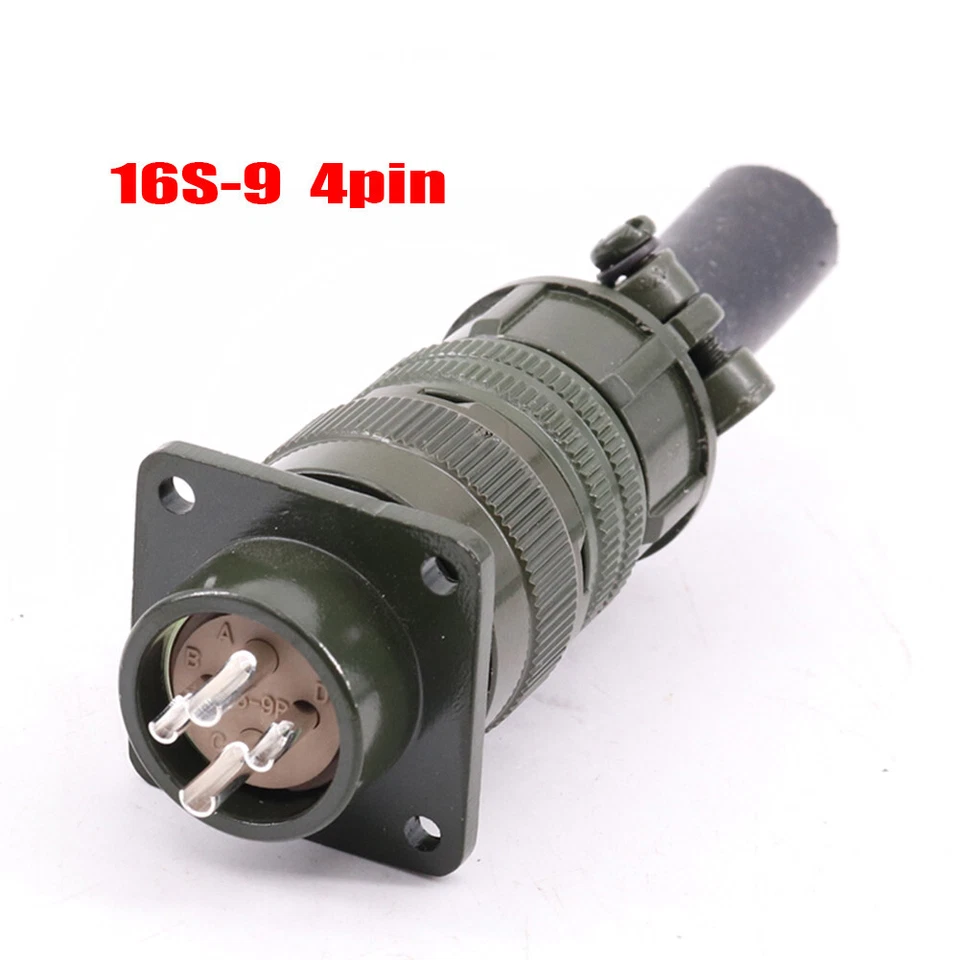 5015 American Standard 4-Pin Aviation Plug Servo Motor Socket MS3102A16s-9p - Image 1 of 4