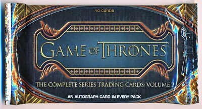 Game of Thrones The Complete Series Volume 2 Pack - Sealed - 1 Auto / Pack - QTY - Image 1 of 2