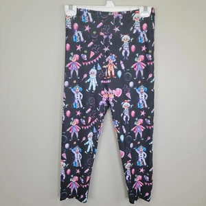 Bright Cheerful Clown Capri Leggings One  Size Fits All - Picture 1 of 6