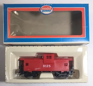 Model Power Red Safety Caboose HO Scale in Box 9125 - Picture 1 of 14