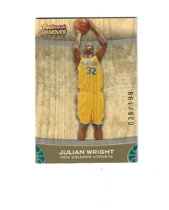 2007-08 Topps Markenzeichen bewegt Rookies Holz #57 Julian Wright/1399 HORNISSEN - Bild 1 von 1