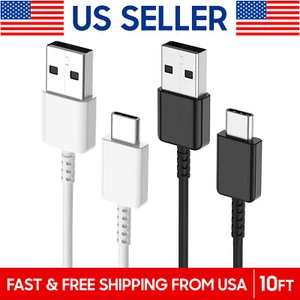 Samsung Galaxy S23 S22 S21 S20 S10 S9 USB-C Charging Cable Type C Fast Charger - Picture 1 of 11