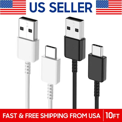 Samsung Galaxy S23 S22 S21 S20 S10 S9 USB-C Charging Cable Type C Fast Charger - Image 1 of 4