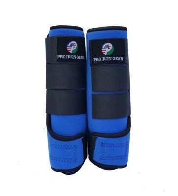 Horse Boot Medicine Brushing Support Royal Blue Boots Equestrian 14 Color - Image 1 of 2