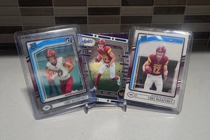 Luke McCaffrey Rookie Lot 12 Cards Donruss Optic Topps Chrome Absolute RC - Picture 1 of 4