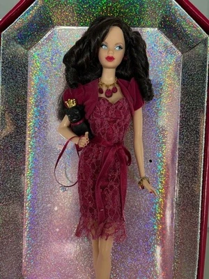 Barbie Piedra de Nacimiento Bellezas Colección Miss Rubí 2007 Julio Etiqueta Rosa 8696 Foto 1 de 4