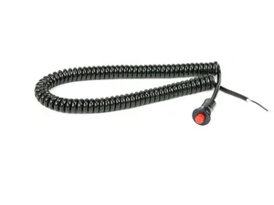 Momentary kleiner Druckknopf mit 6' gewickelter Schnur (rot) - Bild 1 von 3