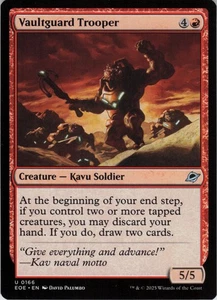 x3 Vaultguard Trooper U Edge of Eternities 166 quasi nuovo MTG - Foto 1 di 2