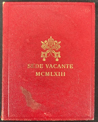 1963 VATICAN - 500 LIRE - SEDE VACANTE MCMLXIII - MINT BU SILVER -OFFICIAL ISSUE - Image 1 of 3