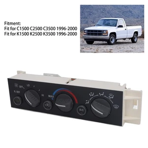 Climate Control Switch Module 9378805 For Chevrolet C1500 C2500 C3500 1996-2000 - Picture 1 of 12