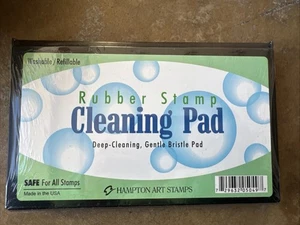 NEW- Hampton Art Stamp Scrubber Cleaning Pad Washable Refillable Bristle Pad - Picture 1 of 2