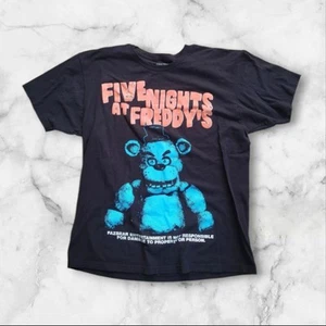 Camiseta Five Nights At Freddy's Negra Manga Corta Adulto Talla XL 100% Algodón Nueva Sin Etiquetas - Imagen 1 de 6