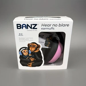 Baby Banz EM009 Plastic Hearing Protection Earmuffs for Infants - Pink NEW 0-2 - Picture 1 of 5
