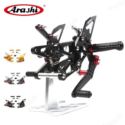 Para Triumph Daytona 675 R 2013-2018 Arashi reposapiés ajustable estriberas pedal Foto 1 de 4